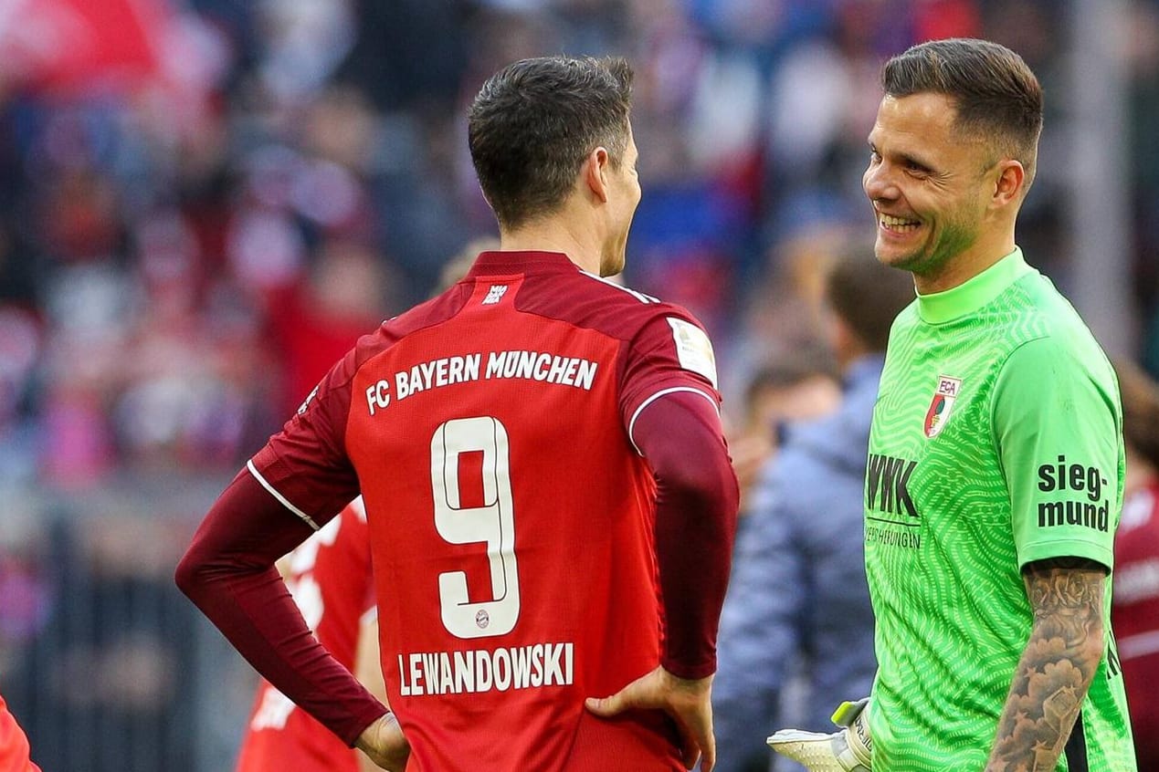 Robert Lewandowski und Rafal Gikiewicz (r.): Die beiden Profis kommen aus Polen.