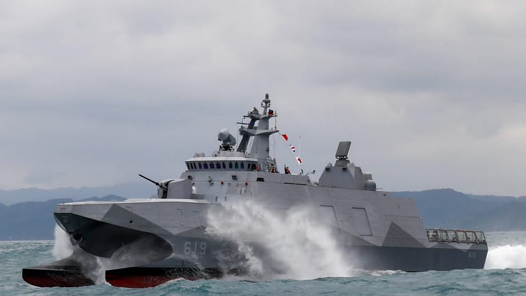Übung der taiwanesischen Marine (im Januar 2022): Drohungen aus Peking nehmen zu.