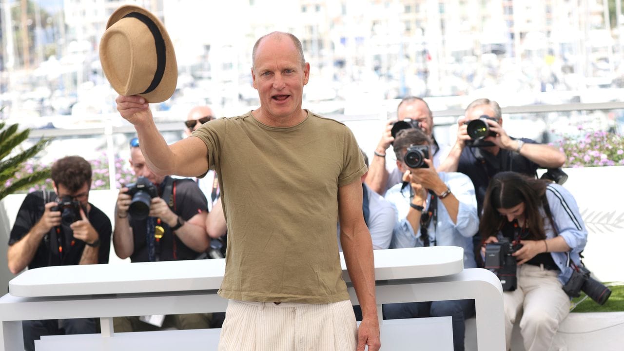 Schauspieler Woody Harrelson in Cannes.