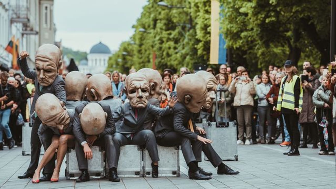 Vorführung des Staatlichen Puppentheaters Kaunas.