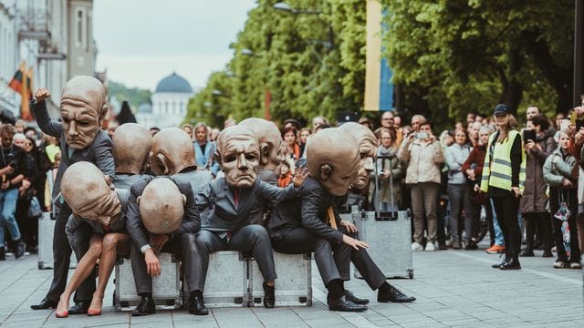 Vorführung des Staatlichen Puppentheaters Kaunas.