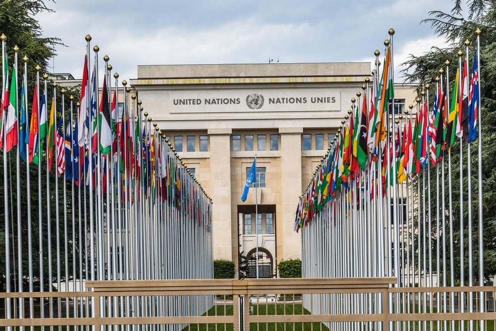 Hauptsitz der Vereinten Nationen in Genf: Hier arbeiten Tausende Diplomaten und Mitarbeiter von UN- und Nichtregierungsorganisationen.