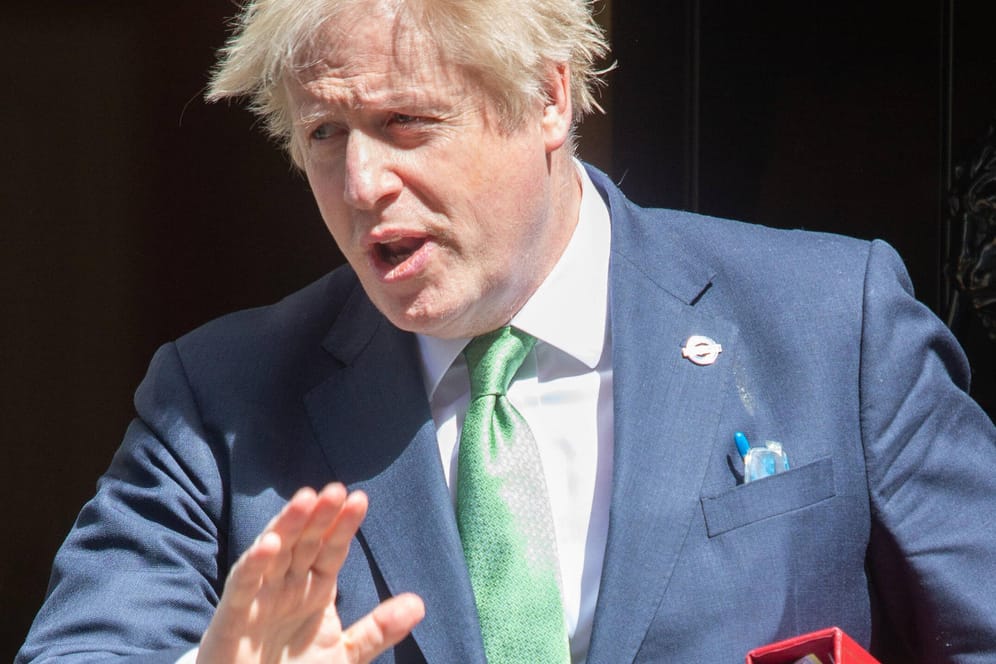 Kein Kommentar von Johnson: Der britische Premier gibt sich vor der Veröffentlichung eines Berichts bedeckt.