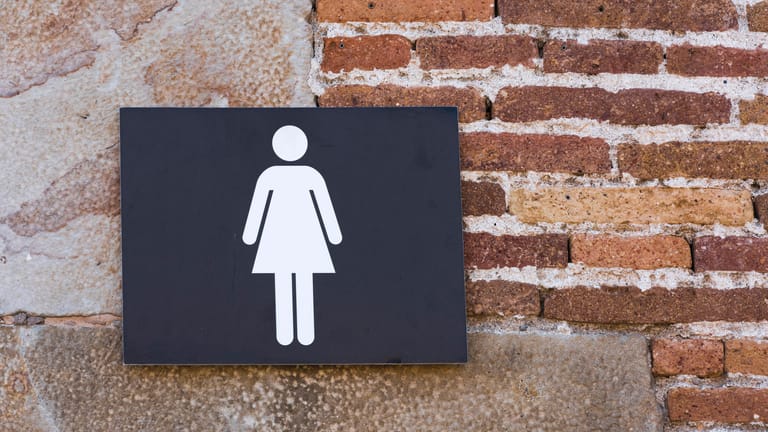 WC-Schild (Symbolbild): Das Thema öffentliche Toiletten ist in Leipzig heiß umstritten.