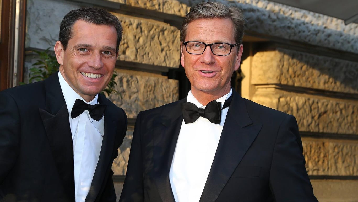 Michael Mronz und Guido Westerwelle 2012: Das Paar war seit 2003 zusammen.