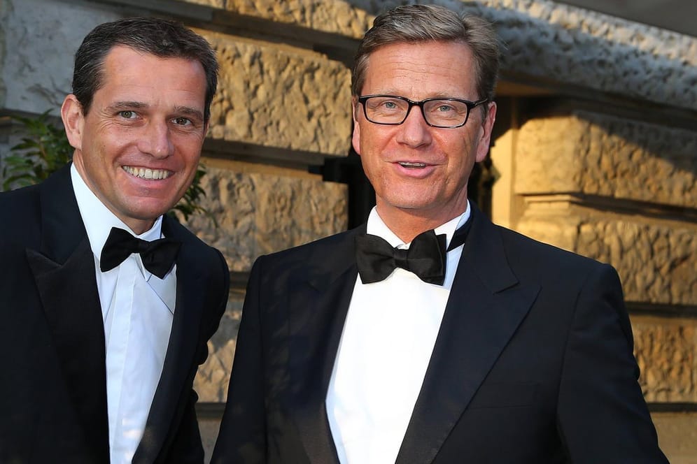 Michael Mronz und Guido Westerwelle 2012: Das Paar war seit 2003 zusammen.