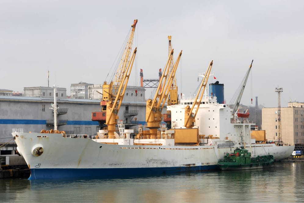 Hafen in Odessa: Der Getreide-Export wird seit der russischen Invasion zu einem Problem in der Ukraine.