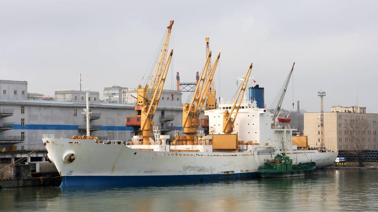 Hafen in Odessa: Der Getreideexport wird seit der russischen Invasion zu einem Problem in der Ukraine.
