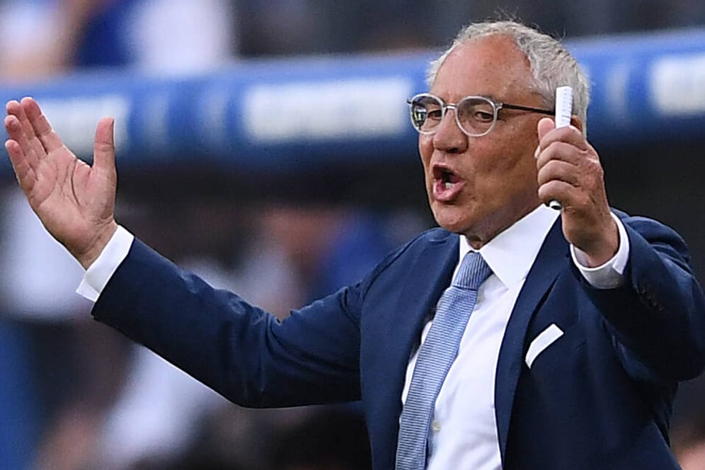 Felix Magath im entscheidenden Relegationsspiel: Hertha BSC lebte durch ihn wieder auf.