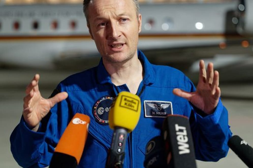 Der deutsche Astronaut Matthias Maurer hat ein halbes Jahr auf der ISS verbracht.