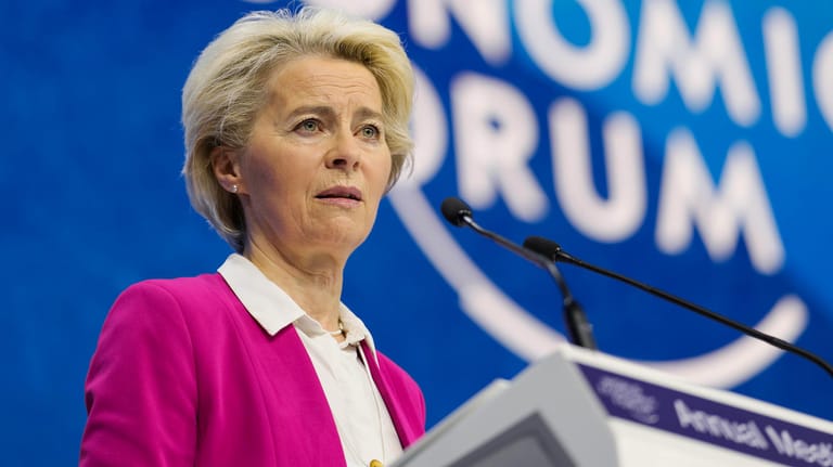 Ursula von der Leyen: Die EU-Kommissionspräsidentin nimmt am Weltwirtschaftsforum in Davos teil.