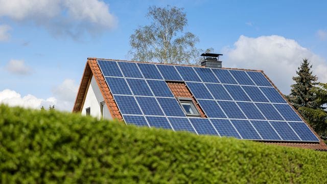 Photovoltaikanlage auf Hausdach