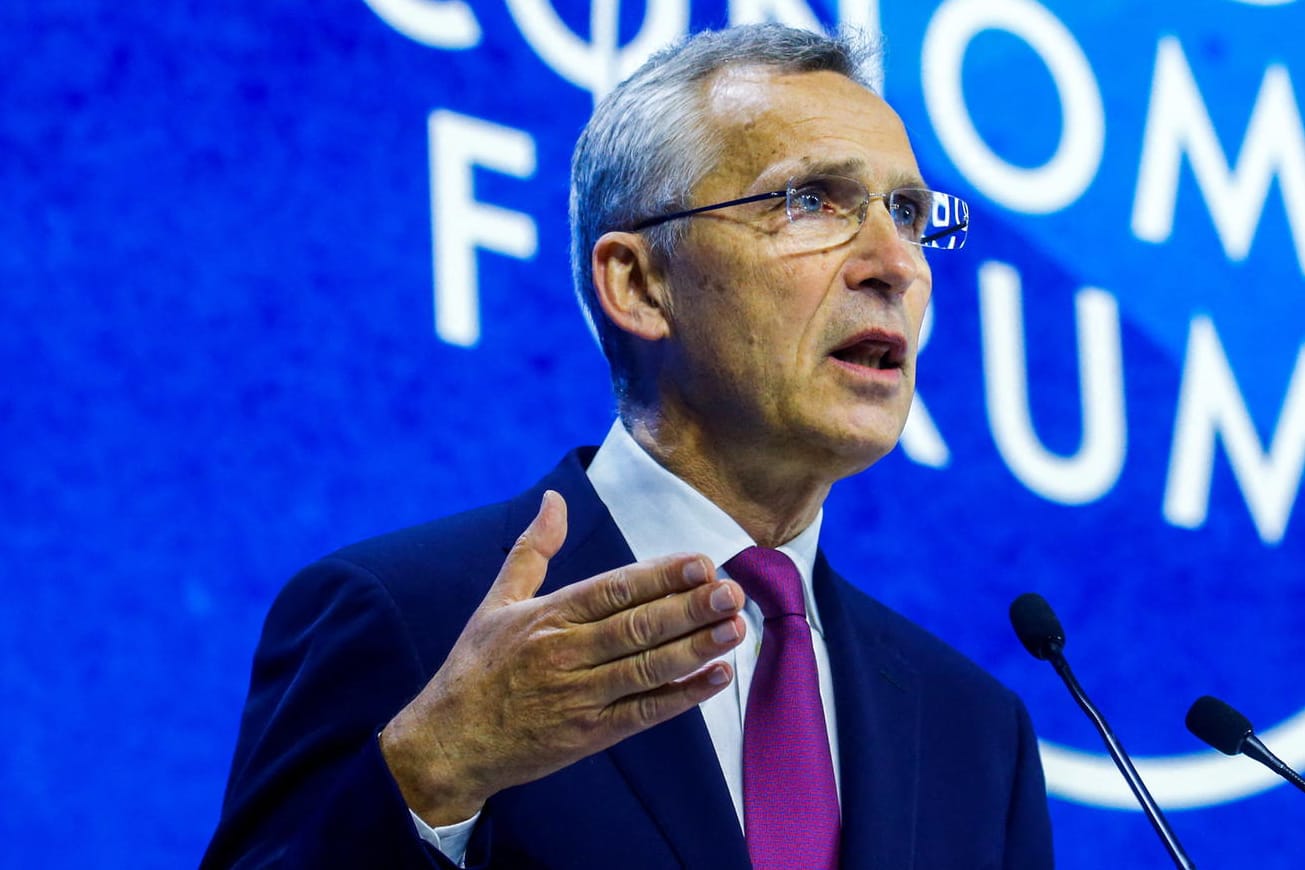 Jens Stoltenberg: Der Nato-Generalsekretär spricht beim WEF über den Ukraine-Krieg.