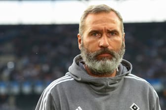 Cheftrainer Tim Walter: Der HSV-Coach war nach der 0:2-Pleite gegen Hertha BSC enttäuscht und niedergeschlagen.