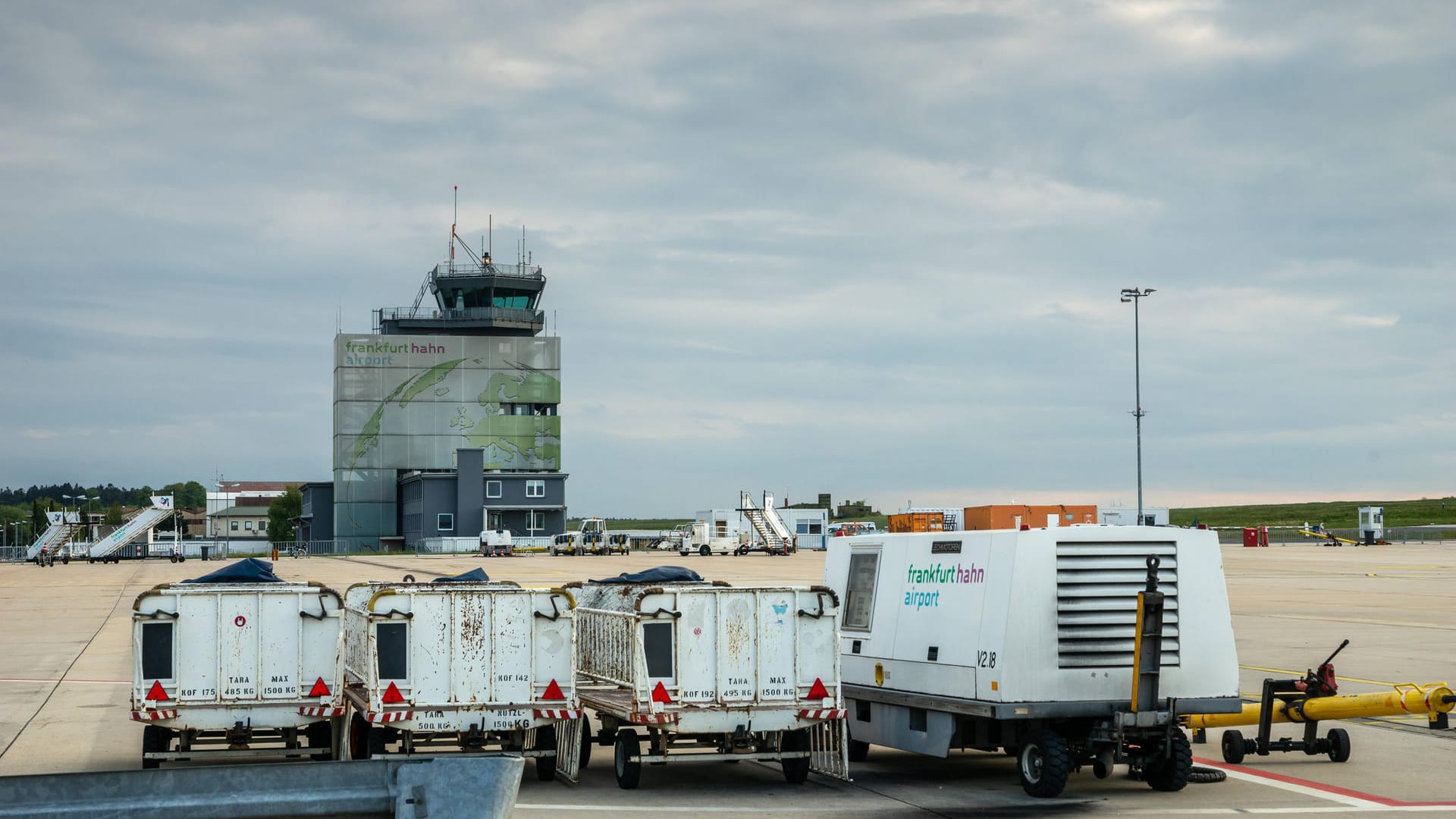 Flughafen Frankfurt-Hahn (Archivbild): Der Betrieb soll auch im Juni weitergehen.