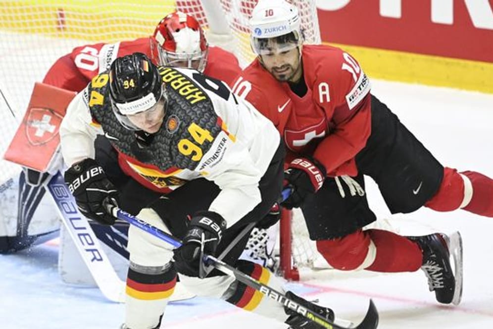 Deutschlands Eishockey-Cracks verpassten gegen die Schweiz den WM-Gruppensieg.