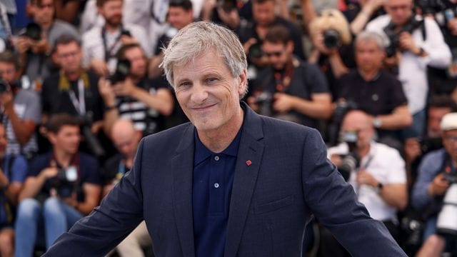 Schauspieler Viggo Mortensen in Cannes.