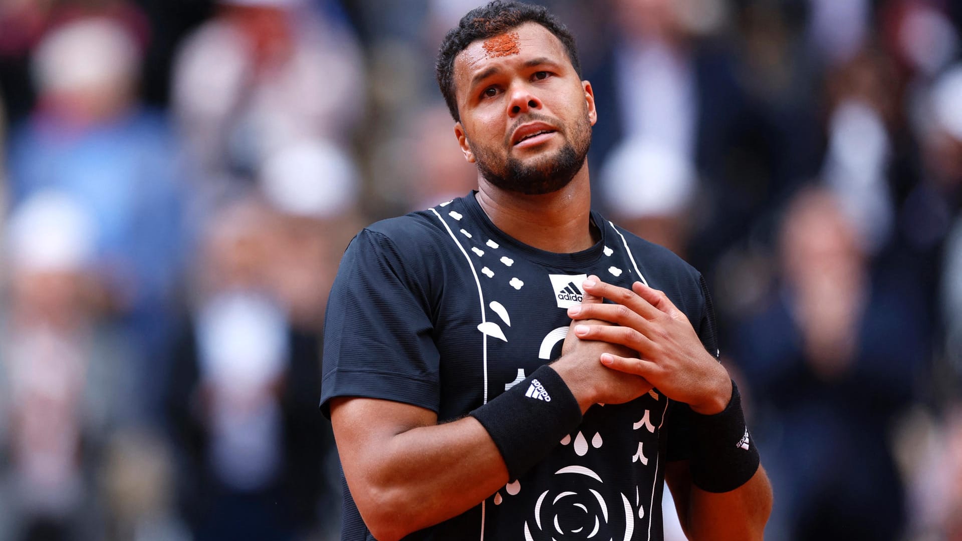 Schweren Herzens verlässt er die große Tennisbühne: Jo-Wilfried Tsonga.