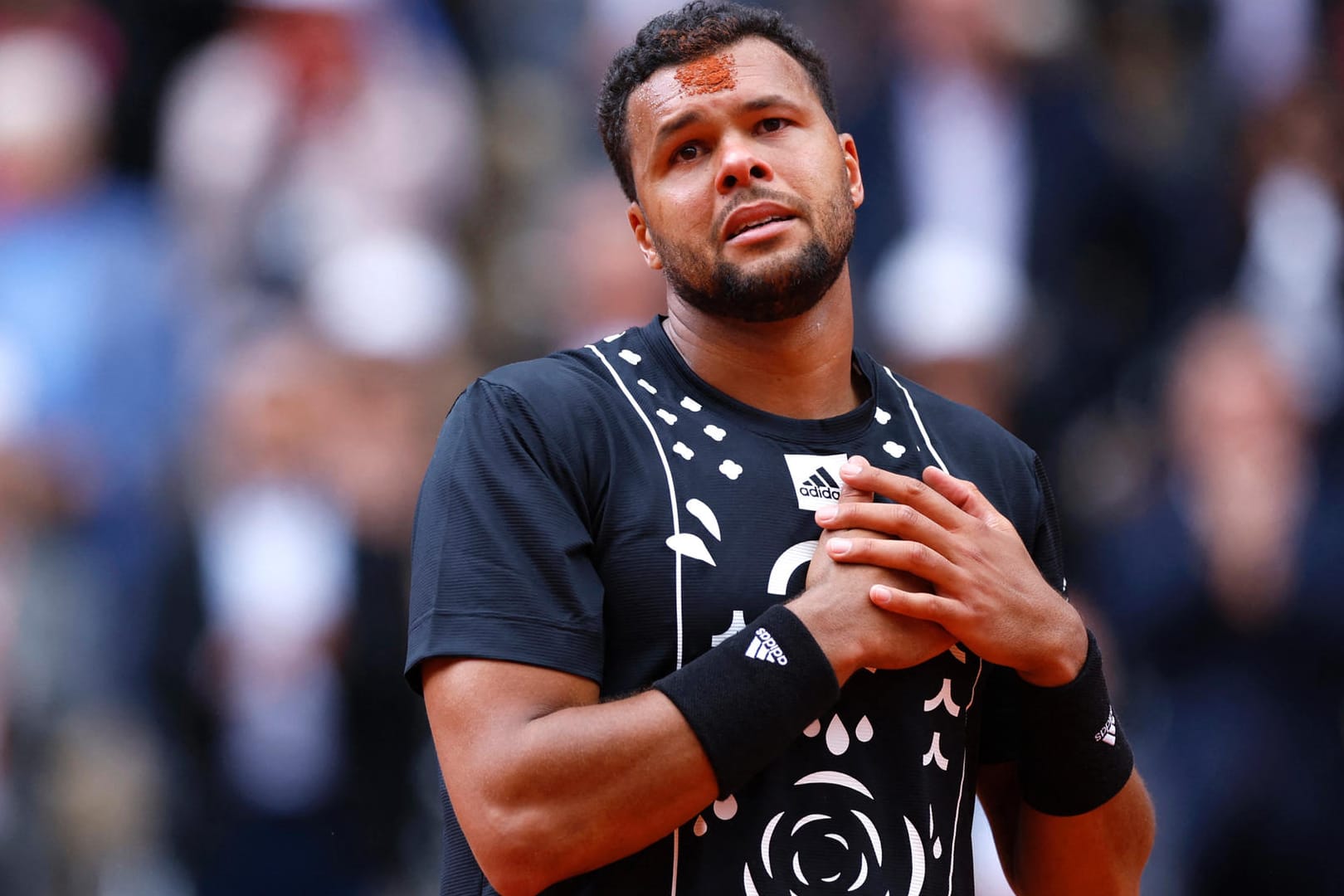 Schweren Herzens verlässt er die große Tennisbühne: Jo-Wilfried Tsonga.