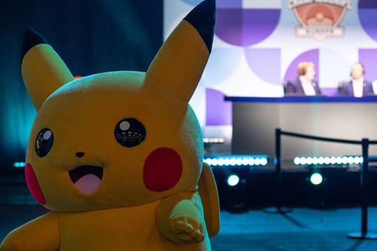 Das Pokemon Pikachu, aufgenommen bei der Pokemon Europameisterschaftt.