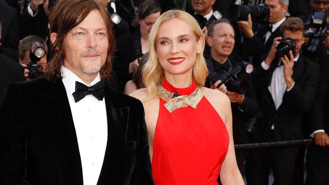 Norman Reedus und Diane Kruger: Das Paar zeigte sich am Dienstag auf einem Red Carpet in Cannes.