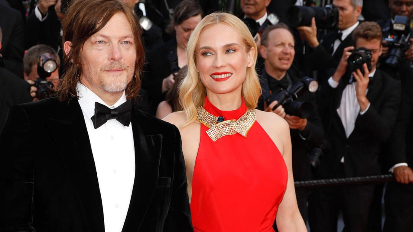 Norman Reedus und Diane Kruger: Das Paar zeigte sich am Dienstag auf einem Red Carpet in Cannes.