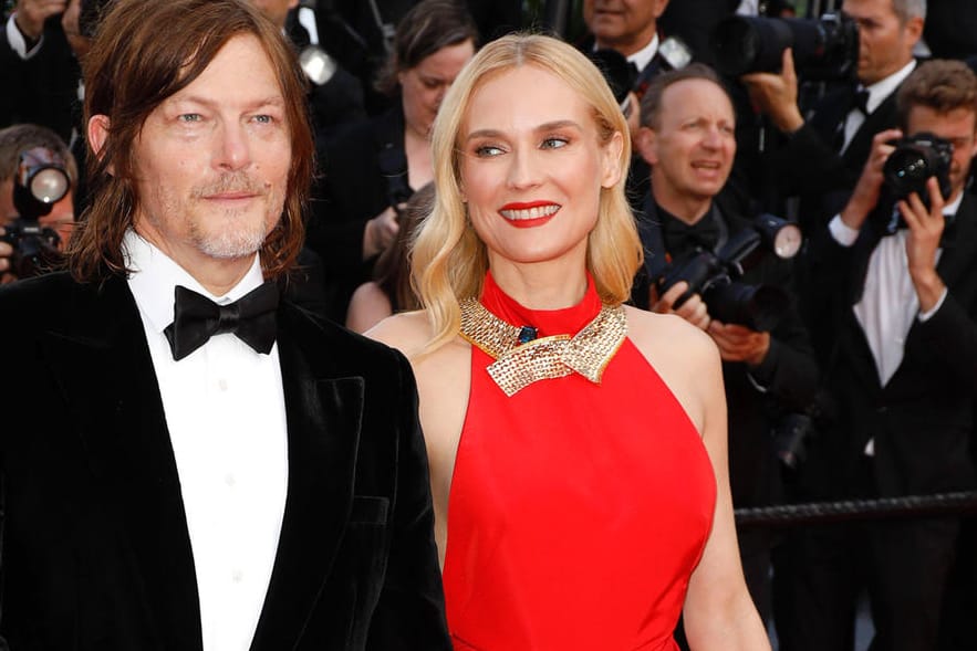 Norman Reedus und Diane Kruger: Das Paar zeigte sich am Dienstag auf einem Red Carpet in Cannes.