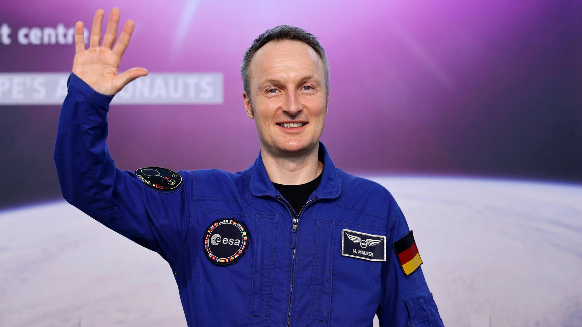 ESA-Astronaut Matthias Maurer nach seiner Rückkehr bei einer Pressekonferenz (Archivbild): Als nächstes möchte er seinen Heimatort besuchen. ESA-Astronaut Matthias Maurer nach seiner Rückkehr bei einer Pressekonferenz (Archivbild): Als nächstes möchte er seinen Heimatort besuchen.