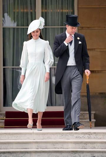 Duchessa Kate e il principe William: La coppia ha partecipato insieme alla festa in giardino.