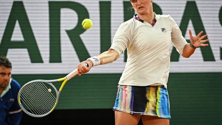 Wurde bei den French Open positiv auf Corona getestet: Barbora Krejcikova.