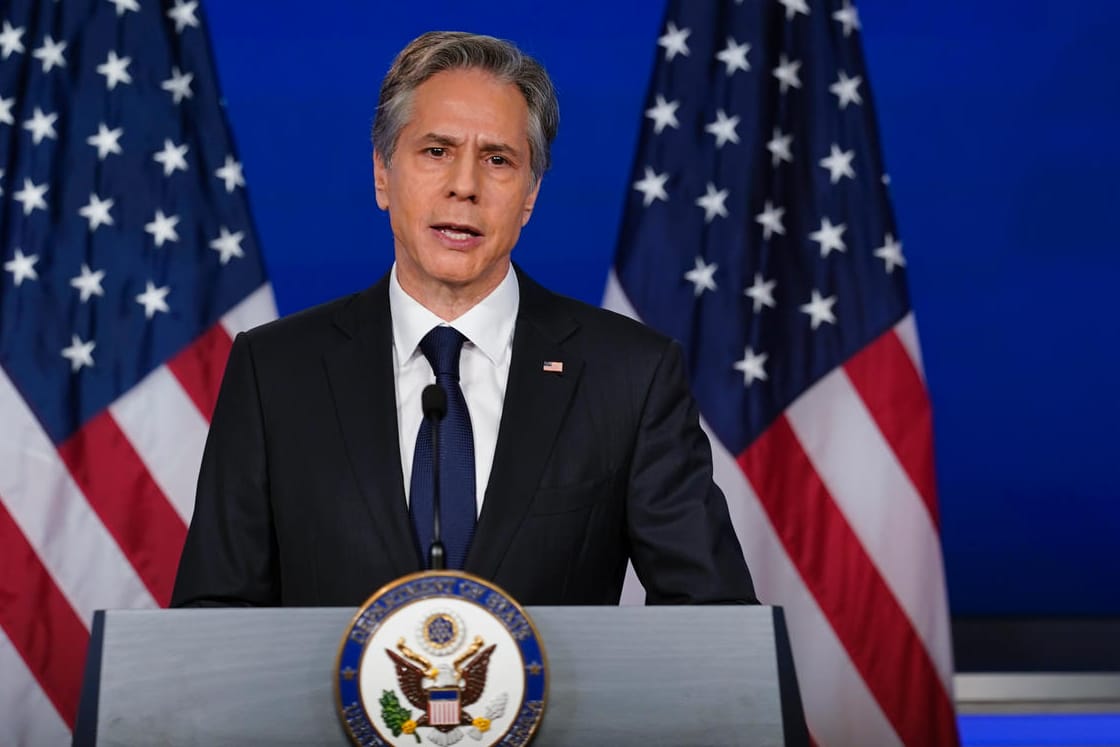 Antony Blinken: Der Außenminister der USA hat in einer Grundsatzrede China als größten Konkurrenten benannt.
