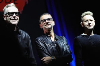 Depeche Mode: Keyboarder Andy Fletcher, Sänger Dave Gahan und Gitarrist Martin Gore.