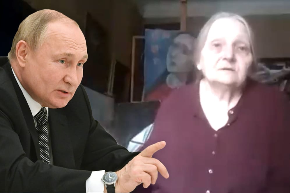 Seniorin wehrt sich: Im t-online-Interview offenbart die Rentnerin, warum sie sich gegen den Kreml-Chef wehrt. (Quelle: t-online)
