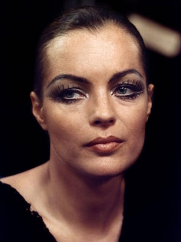1975: Romy Schneider in a scene from the film "L'important c'est d'aimer" (German title: Nachtblende).