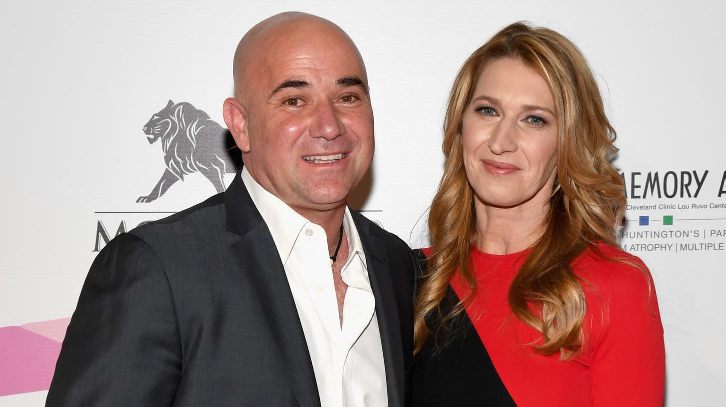 Andre Agassi und Steffi Graf: Die beiden führen eine Ehe ganz ohne Schlagzeilen und Skandale.