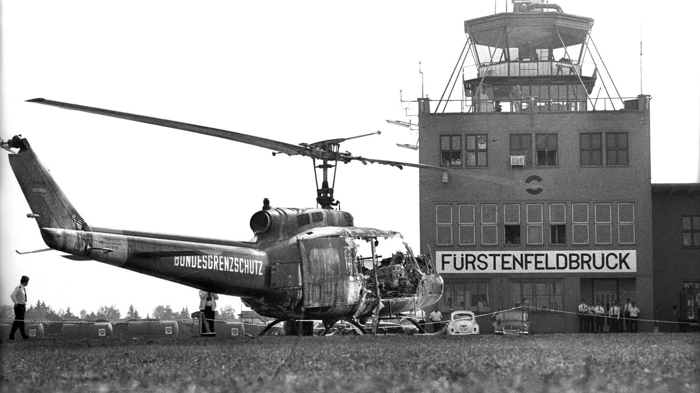 Am Flughafen Fürstenfeldbruck nahm das Attentat 1972 ein tragisches Ende: Alle Geiseln starben.