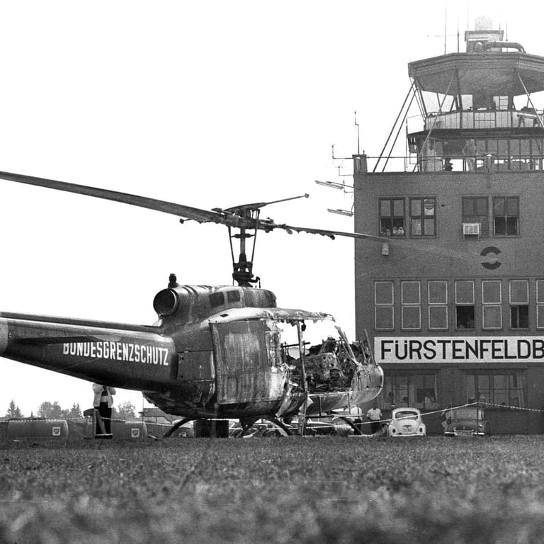 Am Flughafen Fürstenfeldbruck nahm das Attentat 1972 ein tragisches Ende: Alle Geiseln starben.