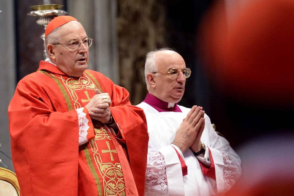 Kardinal Angelo Sodano (links): Er ist nun im Alter von 94 Jahren gestorben.