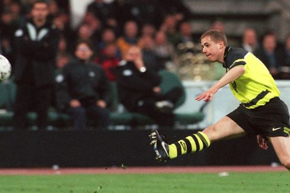 Der Dortmunder Lars Ricken traf 1997 beim Champions-League-Sieg des BVB.