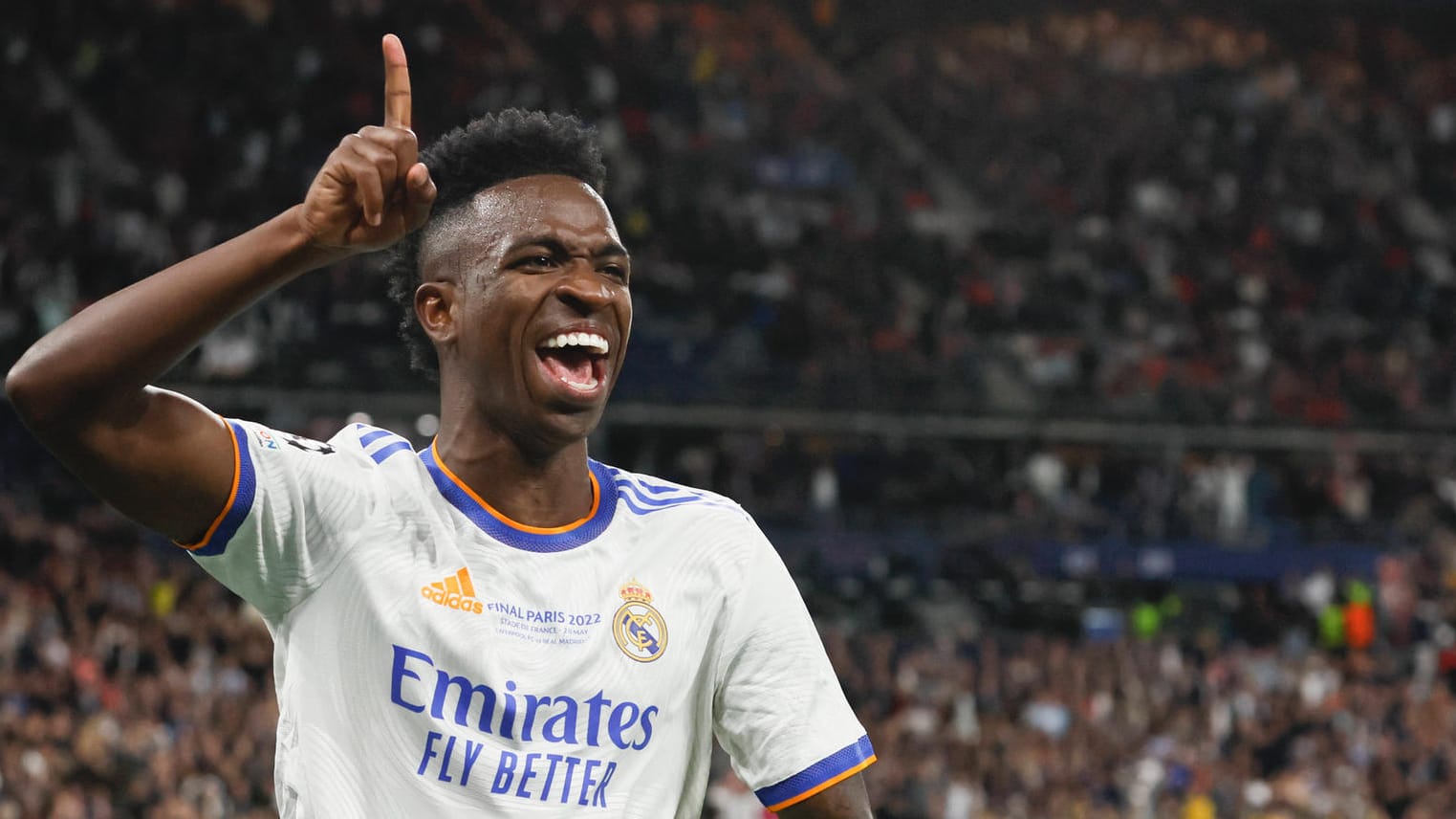 Vinicius Junior: Erzielte das 1:0 für Real Madrid in Paris gegen den FC Liverpool.