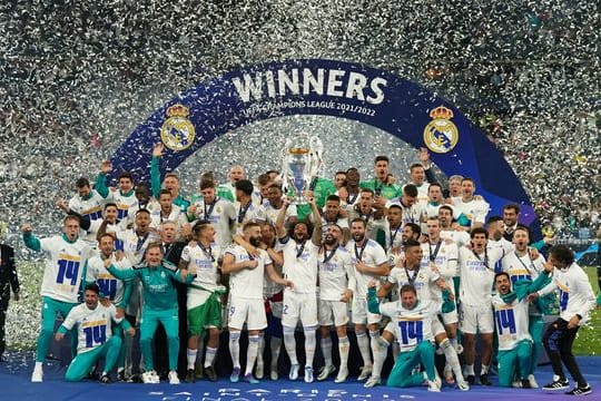 Real Madrid feiert den insgesamt 14.