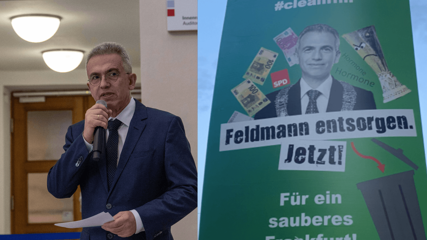 Hetzkampagne gegen Peter Feldmann: Die Initiatoren der Kampagne sind bislang unbekannt.