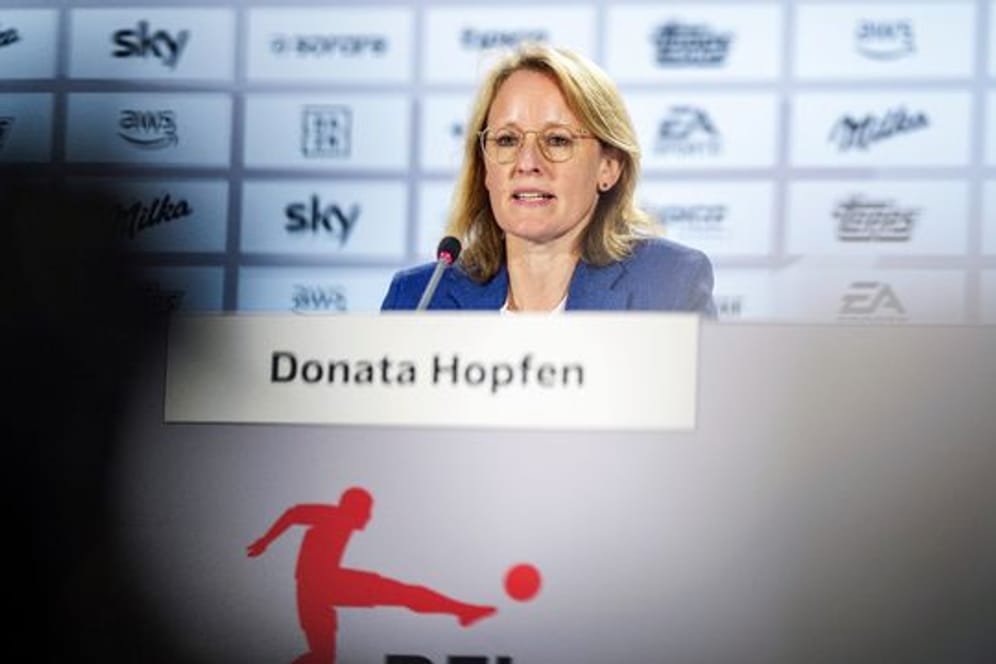 Stellt die Weichen der Zukunft: Donata Hopfen, Vorsitzende der Geschäftsführung der DFL.