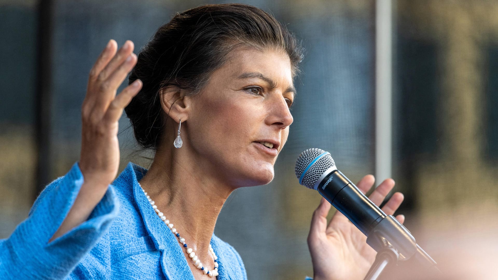 Wahlveranstaltung der Linken mit Sahra Wagenknecht: Die Partei will sich neu ausrichten.