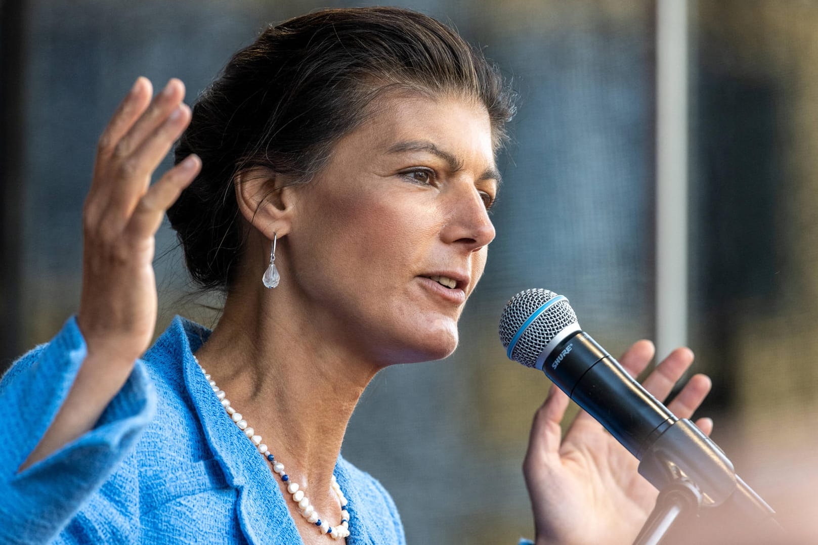 Wahlveranstaltung der Linken mit Sahra Wagenknecht: Die Partei will sich neu ausrichten.