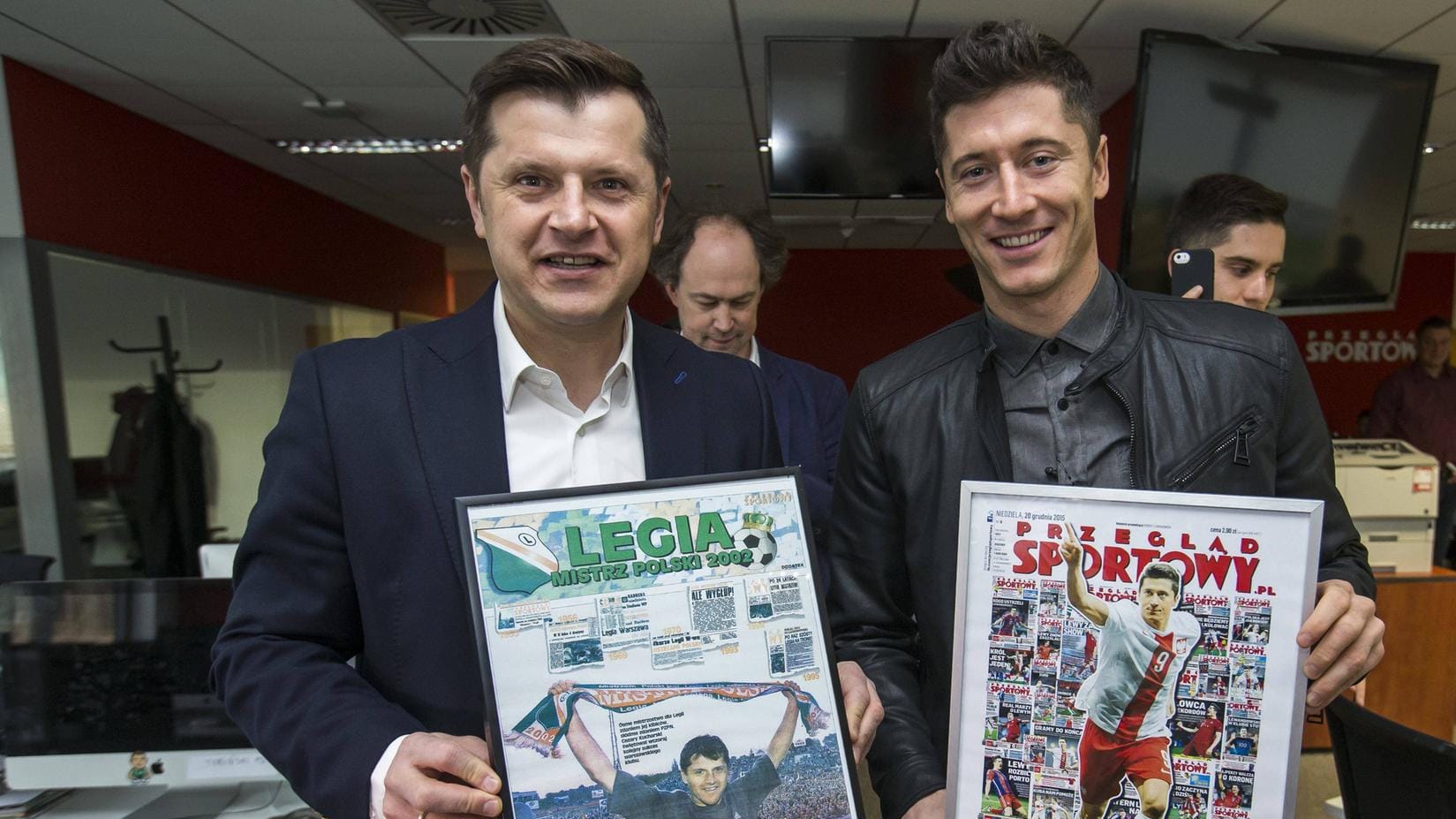 Cezary Kucharski und Robert Lewandowski (l.): Die beiden arbeiteten jahrelang zusammen.