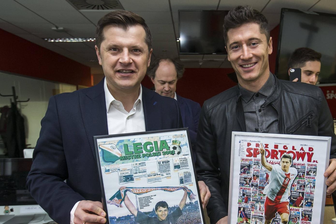 Cezary Kucharski und Robert Lewandowski (l.): Die beiden arbeiteten jahrelang zusammen.