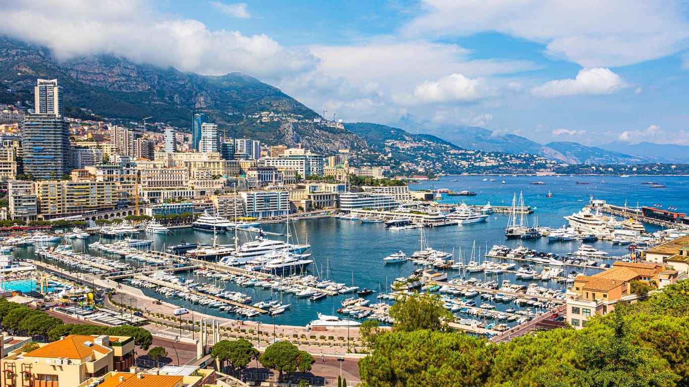 Der Hafen von Monte-Carlo: Auch Monaco zählt zu den kleinsten Staaten der Welt.