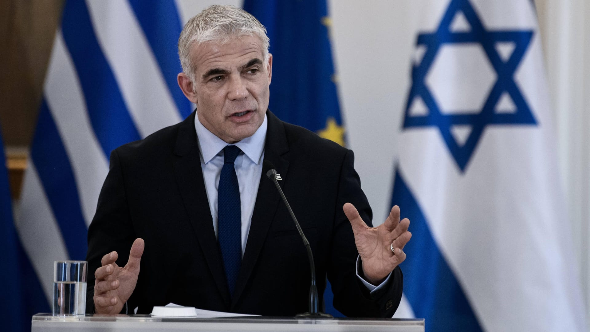 Jair Lapid: Der israelische Außenminister hat ein Handelsabkommen mit den Vereinigten Arabischen Emiraten abgeschlossen.