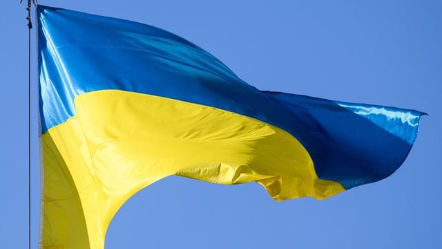 Ukrainische Flagge